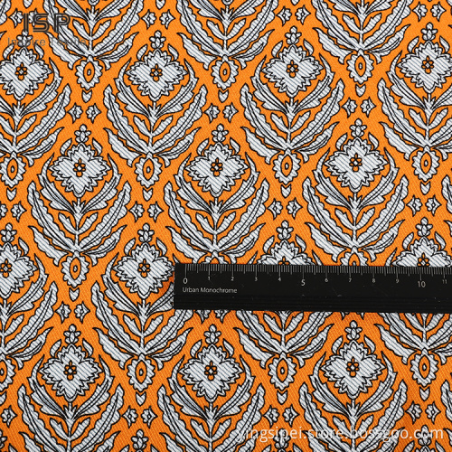 Printed Cloth Viscose Rayon Fabric For Women Dresses